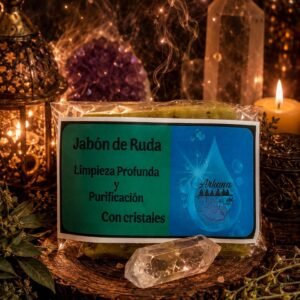 Jabón de Ruda con Cristales