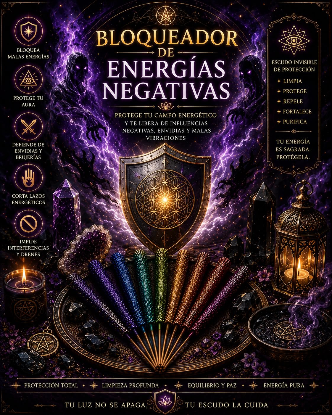 Bloqueador de Energías Negativas