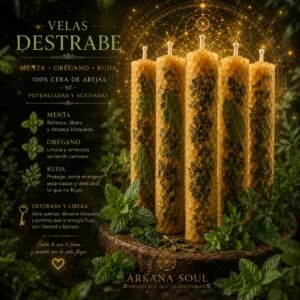 Vela Destrabe — Menta, Orégano y Ruda